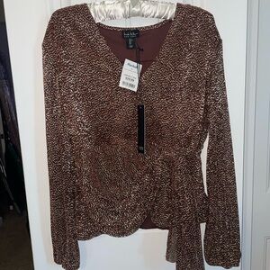 Nicole Miller Ladies Blouse size large